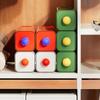Space Saving Stackable Drawer Cosmetics Organizer Stationery Holder Dopamine Desktop Storage Box for Home Or Office Use