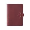Genuine Leather A5 Business Planner Binder - Retro Style