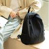 Lightweight Nylon Backpack Solid Color Student Schoolbag Simple Travel Backpack  Girls