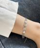 Monoflux Shining Heart Double Chain Bracelet