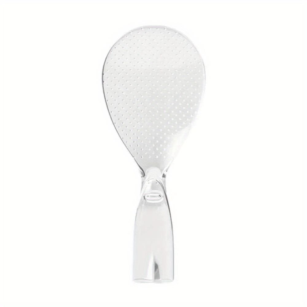 

Household Non-stick Rice Spoon Standable Little Monster Rice Spoon Cute Transparent Porridge Shovel Paddle Safe Cooking Scoop белый