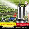 Universal 48-72V DC Submersible Pump for Electric Vehicles & Household Use