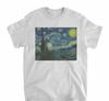 Vincent Van Gogh TShirt Starry Night Old Skool Hooligans Fine Art Cotton Summer Tee Shirt