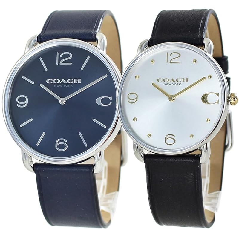 

[coach] watch pair watch storage box men s ladies ELLIOT Elliot leather 1460264914504198 [product]