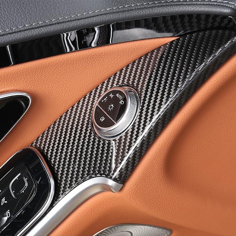 Tantan Kohlefaser Armlehnenpaneel für Mercedes-Benz S-Klasse W223 - Echtes Trockenkarbon Interieur-Upgrade