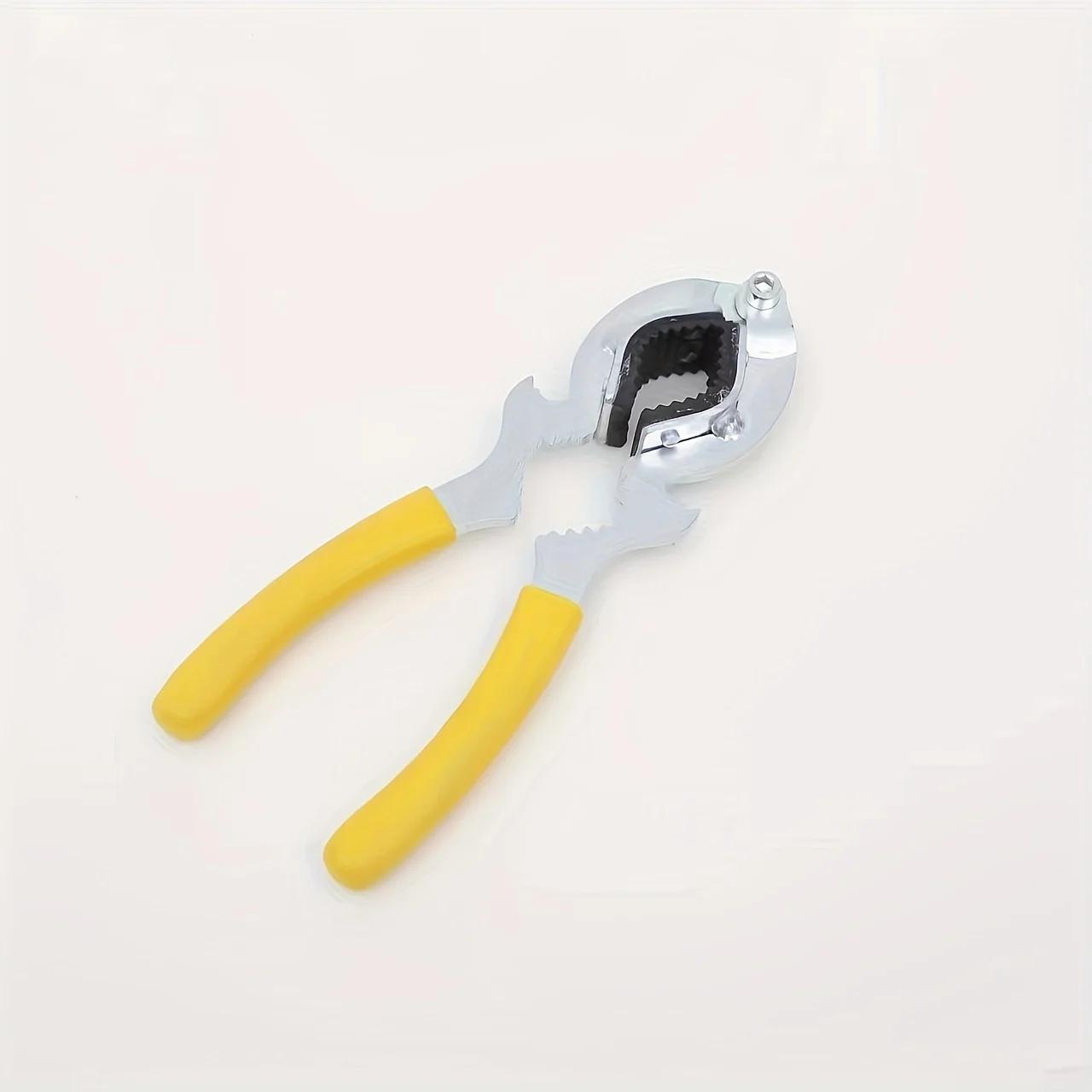 

Stainless Steel Multifunctional Faucet Wrench Non-Slip Grip Sink Spout Tool for Aerator and Filter Release Essential Home Repair