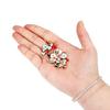 10Pcs/Bag Alloy Love Heart Small Key Lock Shape Charms Enamel Pendant For DIY Bracelet Necklace Jewelry Making Accessories