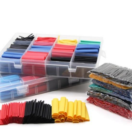 Dual-Color Heat Shrink Tubing Set for DIY Home Insulation and Wire Protection