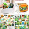 Plants Vs Zombies Childrens Toy Set With Storage Box 22 Pieces For Creative Play And Gift