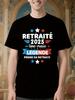 Vintage French Retirement Tshirt - Retired Dad Gift with ...