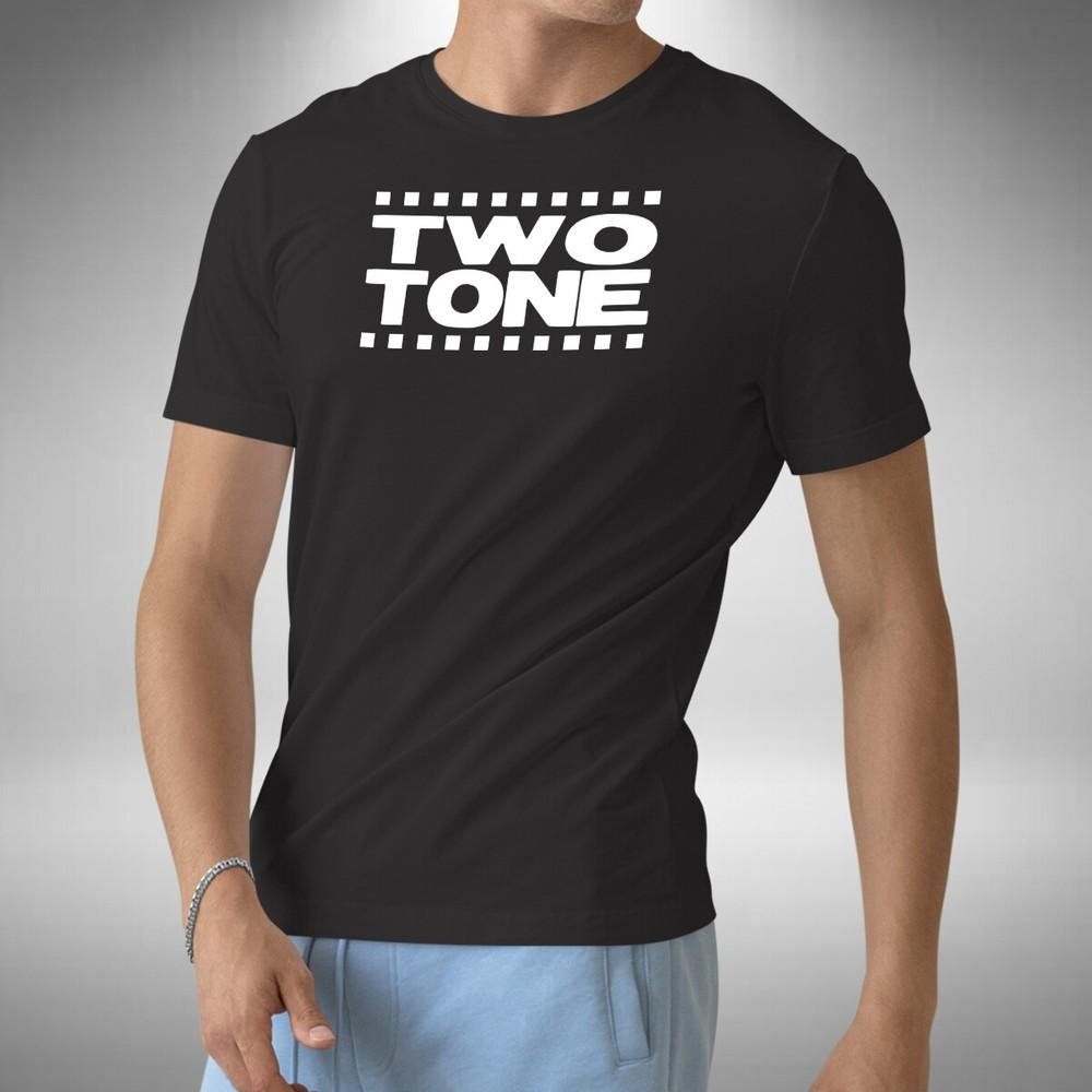 

Two Tone T-Shirt Funny 2 Tone Ska Punk Rock RUN DMC Inspired Small to 5XL 4XL