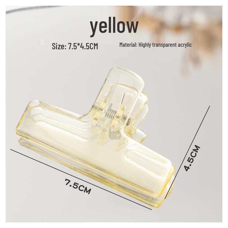 Transparent Acrylic Bulldog Clips for Documents and Tickets - Stylish, High-Value for Students and Office Use