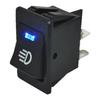 8pcs Car Blue Red Green Yellow LED Fog Light Toggle Rocker Switch 4Pin 12V 35A ON OFF Bright Rear Front