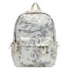 Schoolbag1011 New American Retro Large-capacity Schoolbag Simple and Versatile Printed Backpack Casual and Lightweight Going Out Backpack