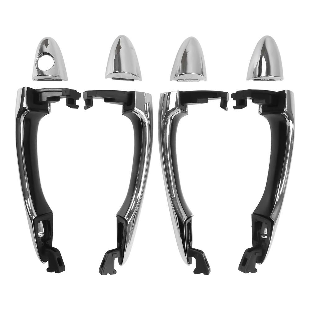 4PCS Chrome Door Handle Outside Front+Rear Left+Right For Kia Sportage 2011-2016