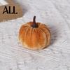 Soft Fabric Pumpkin Set 20 PCS Velvet Decorative Ornaments, Multi-Color Artificial Fall Harvest Decor Reusable Halloween Decorations for Mantel Table