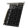 4 Port M.2 PCIE Adapter Card Plug and Play SSD Converter Card PCIE Expansion Card  Gaming PC