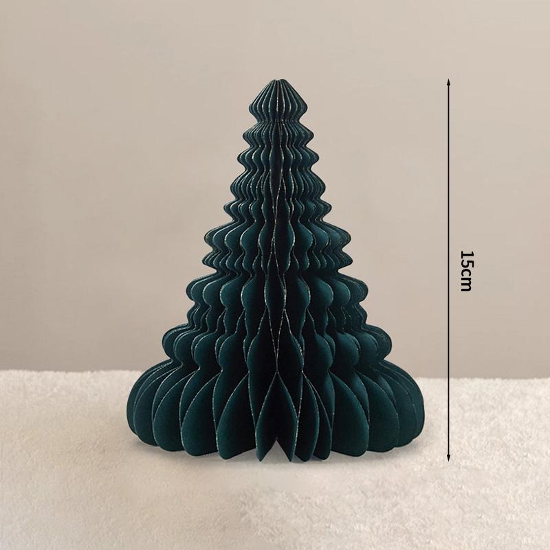 2026 Christmas Tree Honeycomb Ball 3D Folding Christmas Tree Ornament Desktop Decoration  for Xmas Navidad Happy New Year Decor