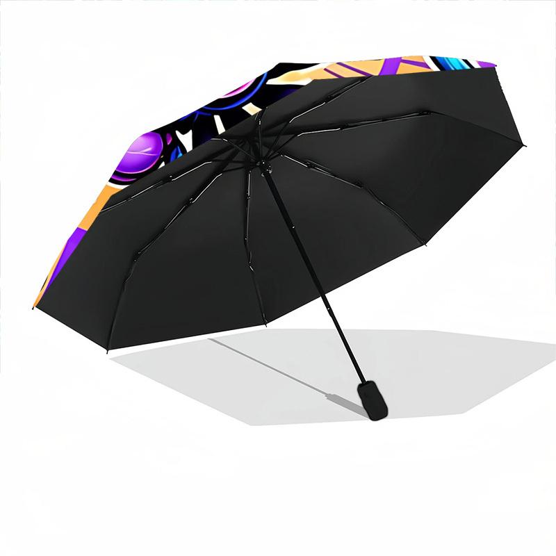 1pc Spider Web Automatic Open/Close Umbrella, Windproof, Folding Compact Umbrella with Lightweight Design for Women/Men177