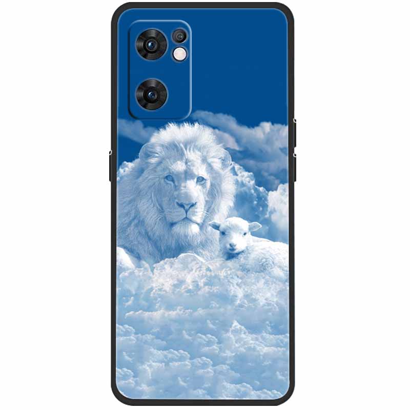 Hülle für Oppo Find X5 Lite Hülle Katze Weiches Silikon TPU Rückabdeckungen für Oppo Find X5 Lite 5G Hülle CPH2371 Stoßfest Coque Fundas
