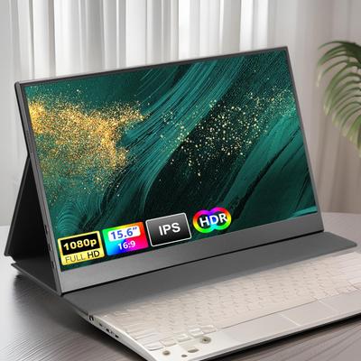 Monitor Portatile in Metallo Ultra-Sottile da 15,6" per Giochi su PS4