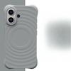 Applicable To IPhone 16 Mobile Phone Case Wave Ray Liquid Apple 15 Magnetic Charging 14pro Four Corner Anti-fall Protection Case