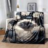 1pc Cat Printing Lightweight Flannel Blanket, Comfortable and Warm Blanket, for Camping Sofa Bed and Couch Office, Gift