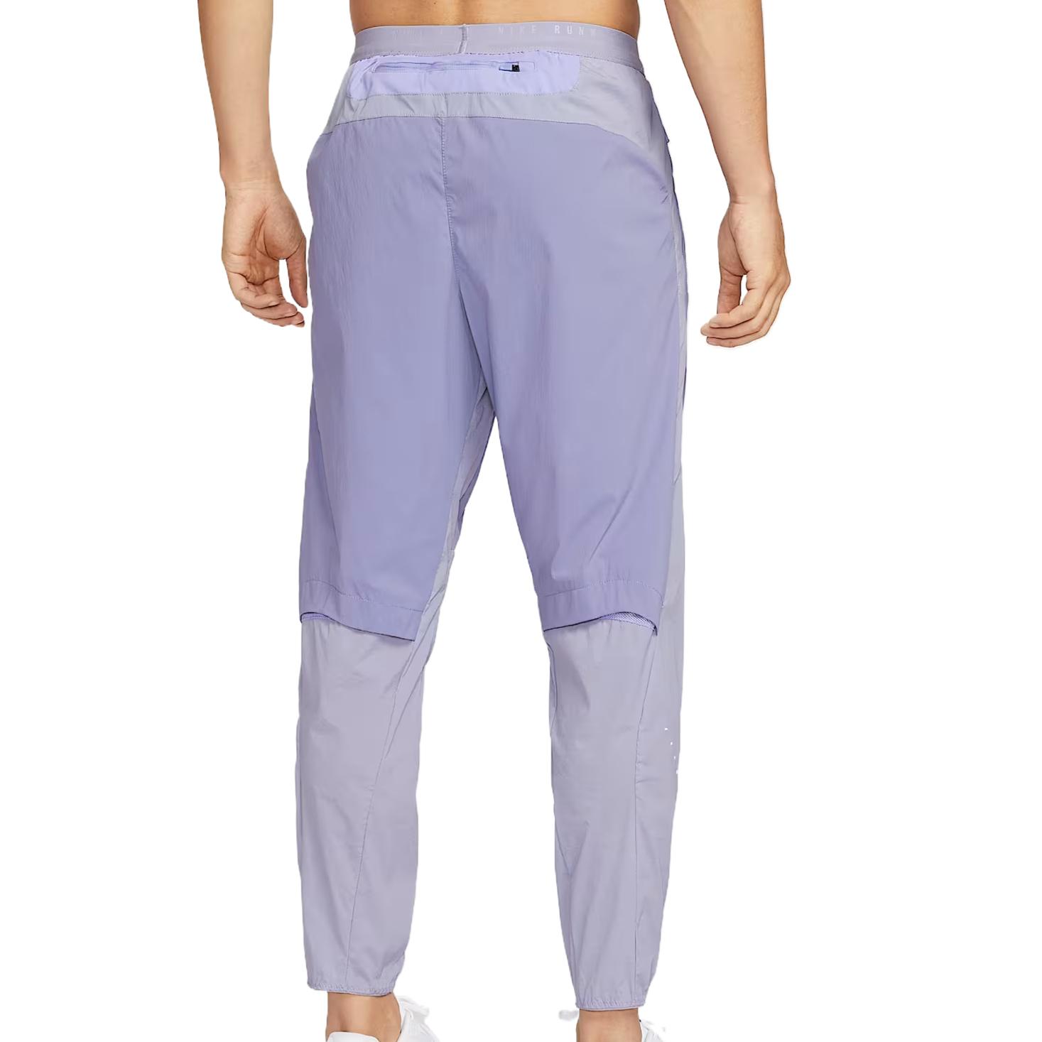 Nike Skriešanas Bikses Vīriešu Dzelzs Violeta/Dūmakaini
