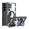 Samsung S24 Ultra Wireless Charging Phone Case with Magnetic Rotating Stand