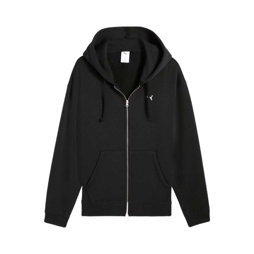 Puma Essentials Long Sleeve Hooded Zip Solid Sweatshirt Men sweatshirt 636462-01 S