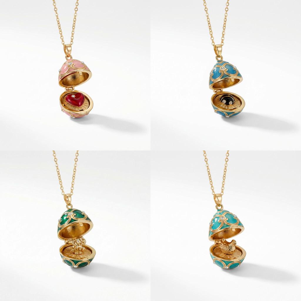 Vintage Shell Pendant Necklace With Gold Plating For Women And Men