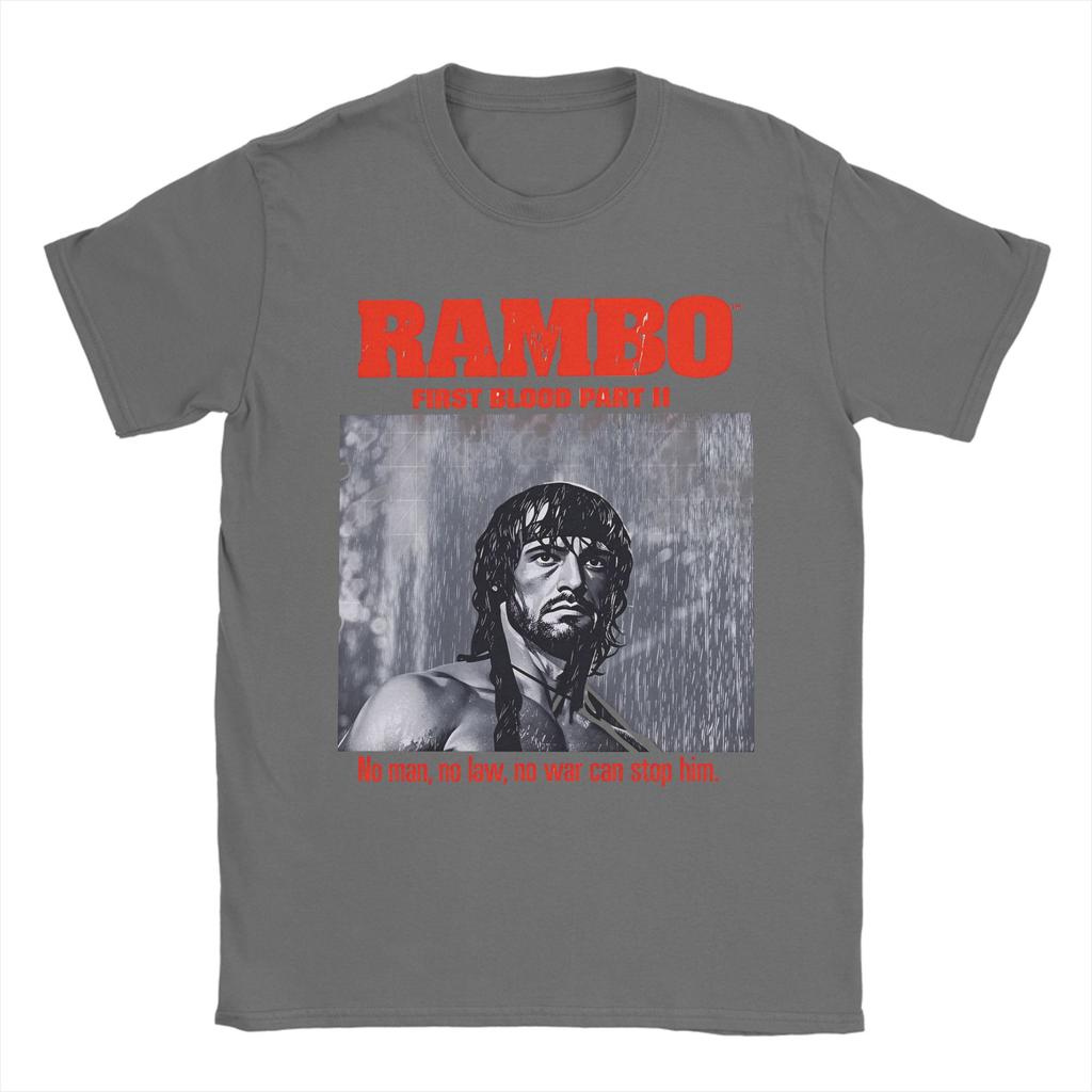 Rambo First Blood John In Ravine I Didnt Do Anything Cotton TShirt For Mens  Leisure Tee Shirt Oversize Casual Clothing