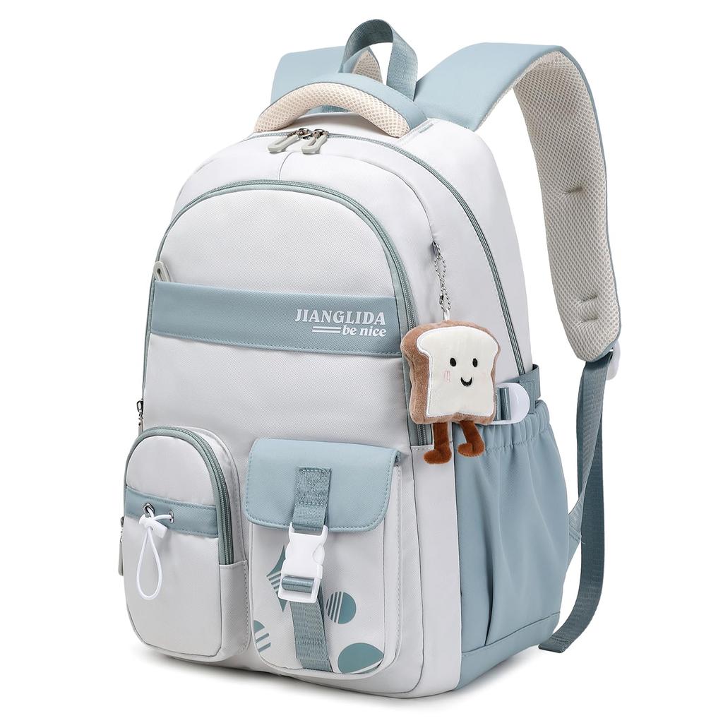 Girls' School Backpack Teenager School Bag Waterproof Lightweight Stylish Casual Daypack Nylon School Bag Girls 3rd - 9th Class