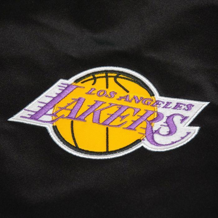Jacket - MITCHELL & NESS - Heavyweight Satin - Los Angeles Lakers - 100% Polyester - Slim Fit