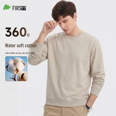 Herren schwerer Pullover mit Rundhalsausschnitt