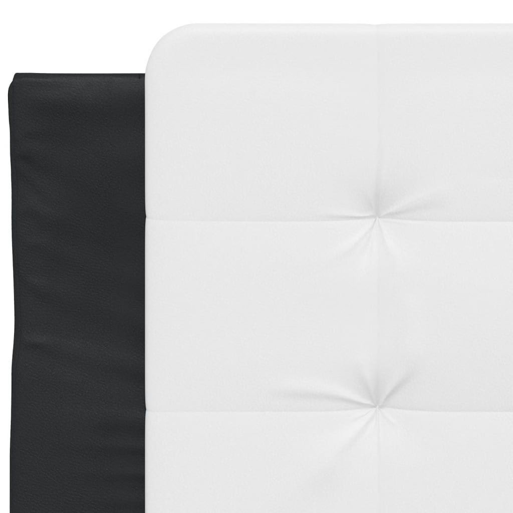 Vidaxl Headboard Cushion, Black and White, 90 Cm, Faux Leather
