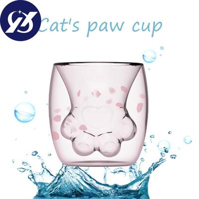 Faça a Vida da Beleza Design Fas onável Caneca Fofa com Garra de Gato Caneca de Leite Copo de Cerveja Caneca