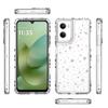 For Motorola Moto G06 4G Case Precise Cutouts Acrylic TPU Clear Phone Cover with Laser-printed Film