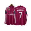 Vintage Long Sleeve Football Jersey Retro Soccer Shirt Men Women Sportswear