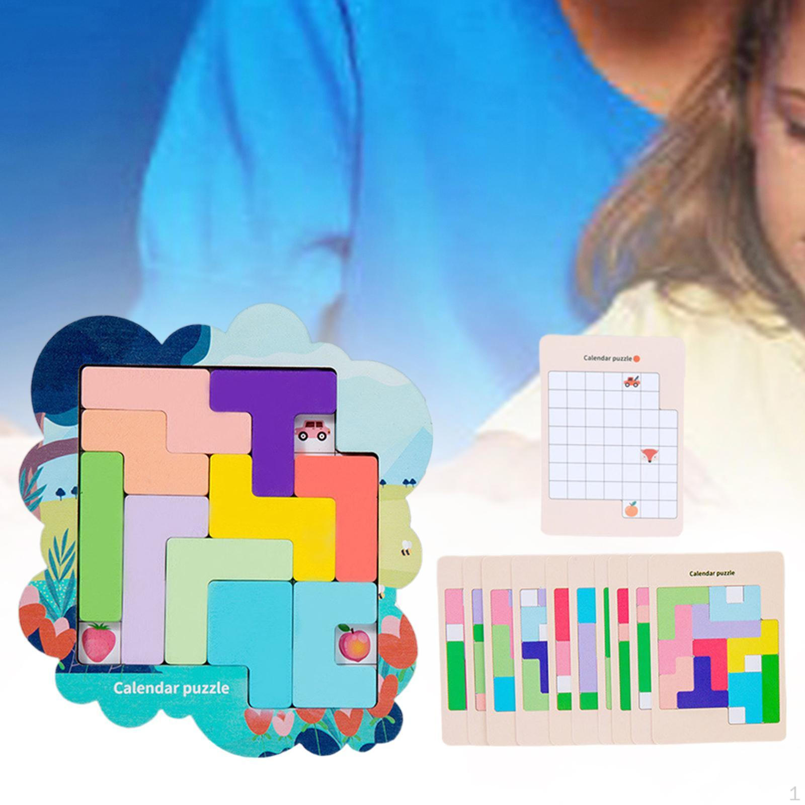

Block Puzzle for Kids with Color Recognition And Coordination Focus Transportation