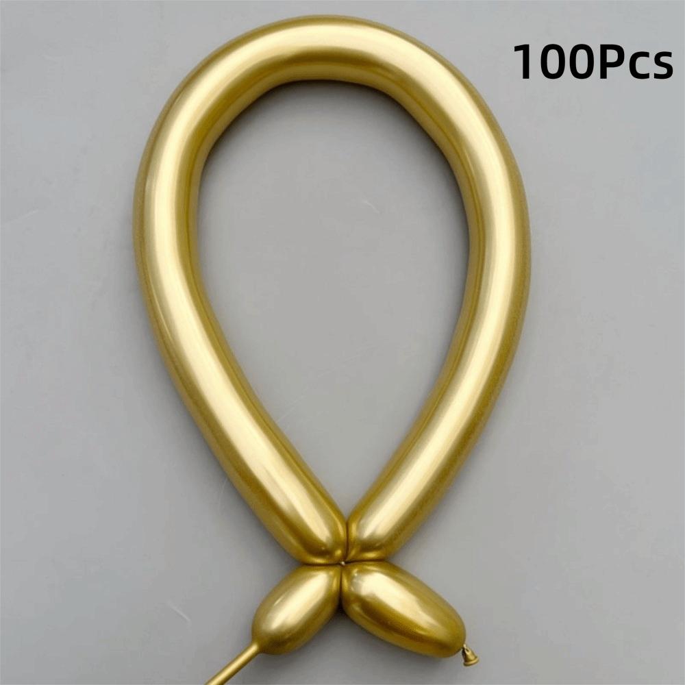 

100Pcs Metallic Latex Balloons Glossy Metal Inflatable Balloon Decorations Party Decoration золотий