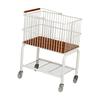 Kleideraufbewahrungswagen mit herausnehmbarem Korb, 70 cm hoch, Farbe, zur Organisation von Schmutzwäsche