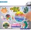 Autocollants de Voyage Style Costa Rica Été Plage Surf Image Rétro Pour Décoration Créative DIY Autocollant Drôle 203050Pcs