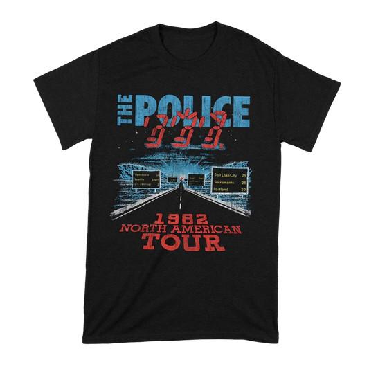 

New Rare The Police 1982 North American Tour Shirt For Fan Gifts NZ1548 Unisex T-Shirt L
