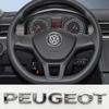 Car Interior Accessories Carbon Fiber Car Steering Wheel Car Decora Sticker For Peugeot/For VW Golf Amarok T5 Phaeton Teramont
