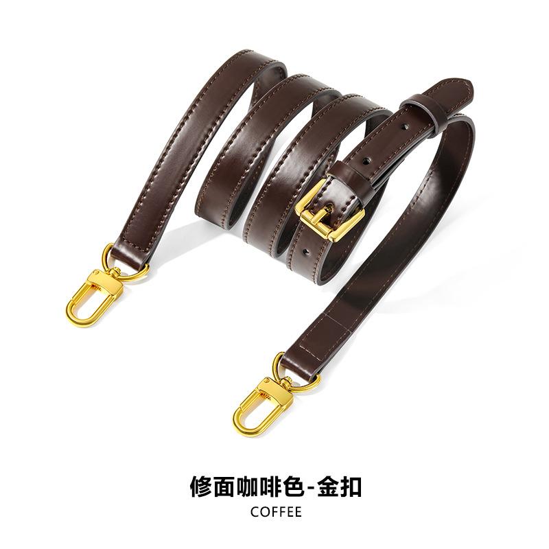 New Plain‑Textured Leather Wide Bag Strap Adjustable Replacement Shoulder Crossbody Belt Detachable Single Purchase Handbag Accessory