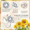 Adjustable Rotatable Sunflower Moonstone Ring – Women's Stylish Versatile Jewelry