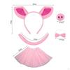 Pig Costume Set Animal Cosplay Decoration for Stage Performances Carnival
