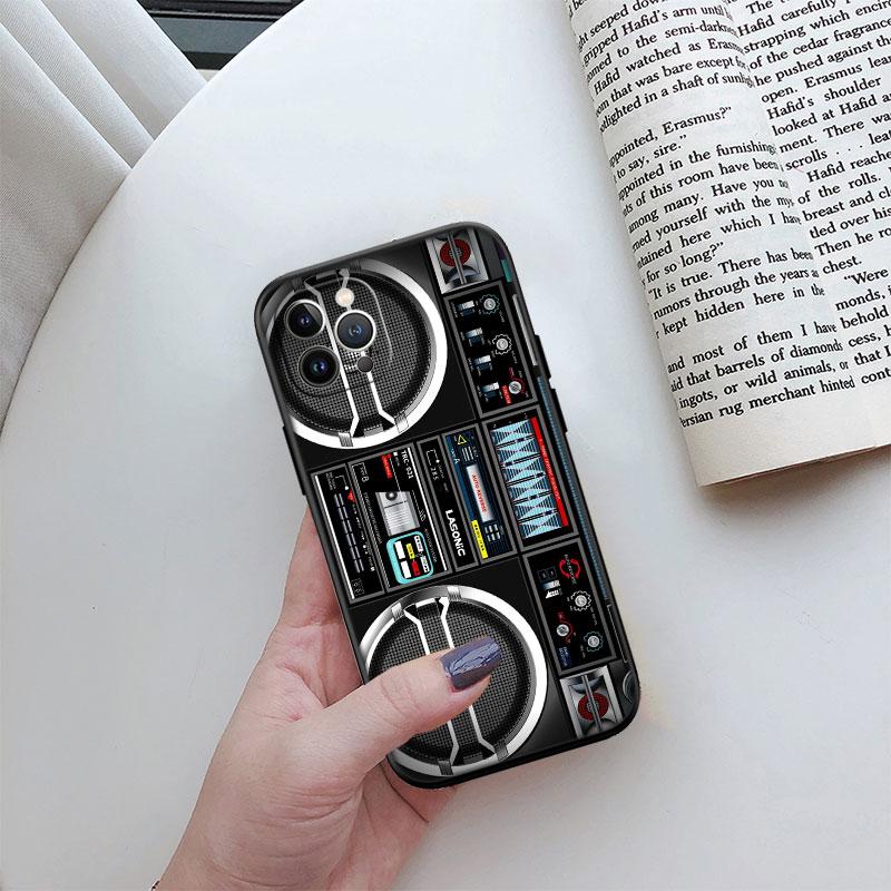Vintage Boombox Tape Phone Case for Samsung Galaxy A52S A53 A55 A56 A70 A71 A72 A73 F06 F16 F56 S10e S10 S10+ Plus