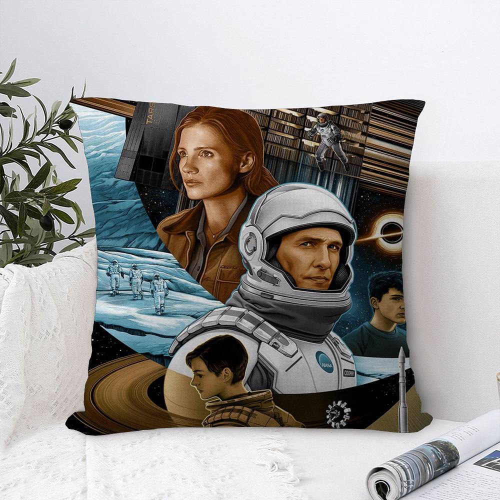 Classic I-Interstellar Sci-Fi Movie Pillow Anime Pillow Sofa Bed Head Pillow Cover Cushion Cover 45x45 Cm Fashion